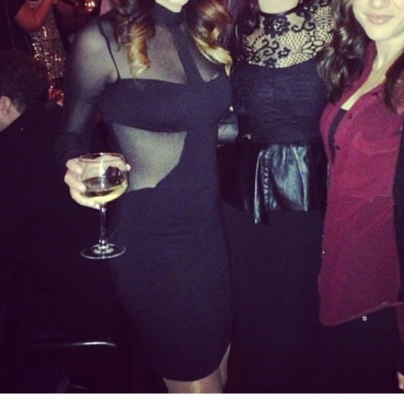 Sheer Mesh Peekaboo Dress - Picture 5 of 5